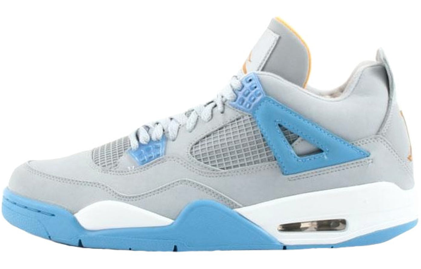 New Air Jordan 4 Retro Grey Light Blue White Shoes